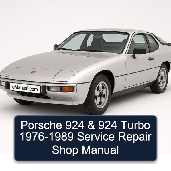 Porsche 924 & 924 Turbo 1976-1989 Service Repair Shop Manual