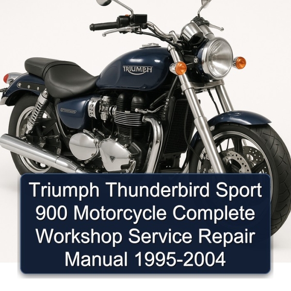 Triumph Thunderbird Sport 900 Motorcycle Complete Workshop Service Repair Manual 1995-2004