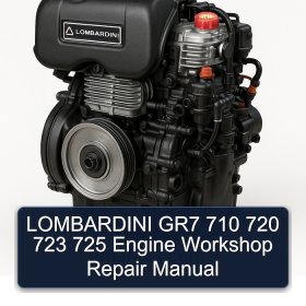 LOMBARDINI GR7 710 720 723 725 Engine Workshop Repair Manual