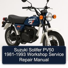 Suzuki Solifer PV50 1981-1993 Workshop Service Repair Manual