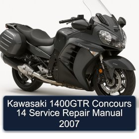 Kawasaki 1400GTR Concours 14 Service Repair Manual 2007