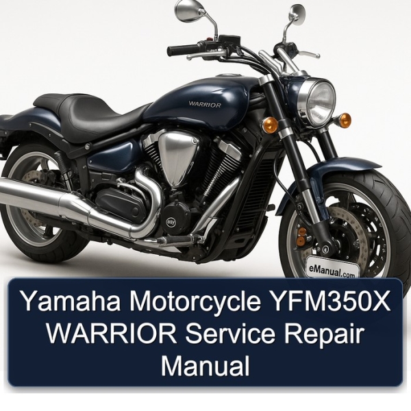 Yamaha Motorcycle YFM350X WARRIOR Service Repair Manual