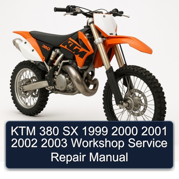 KTM 380 SX 1999 2000 2001 2002 2003 Workshop Service Repair Manual