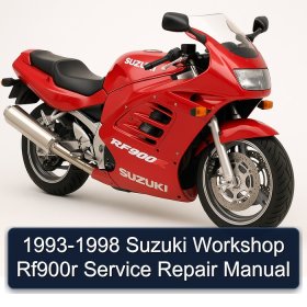 1993-1998 Suzuki Workshop Rf900r Service Repair Manual