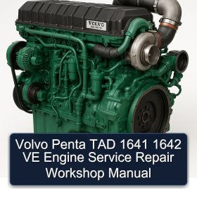 Volvo Penta TAD 1641 1642 VE Engine Service Repair Workshop Manual