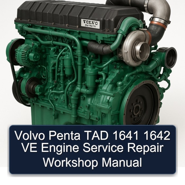 Volvo Penta TAD 1641 1642 VE Engine Service Repair Workshop Manual