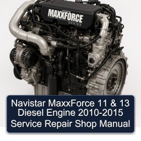 Navistar MaxxForce 11 & 13 Diesel Engine 2010-2015 Service Repair Shop Manual