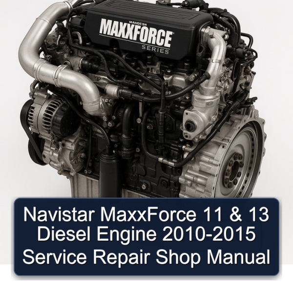 Navistar MaxxForce 11 & 13 Diesel Engine 2010-2015 Service Repair Shop Manual