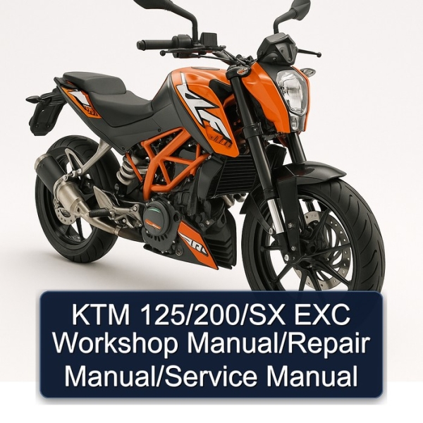 KTM 125/200/SX EXC Workshop Manual/Repair Manual/Service Manual