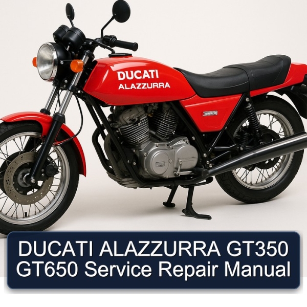 DUCATI ALAZZURRA GT350 GT650 Service Repair Manual