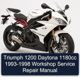 Triumph 1200 Daytona 1180cc 1993-1998 Workshop Service Repair Manual