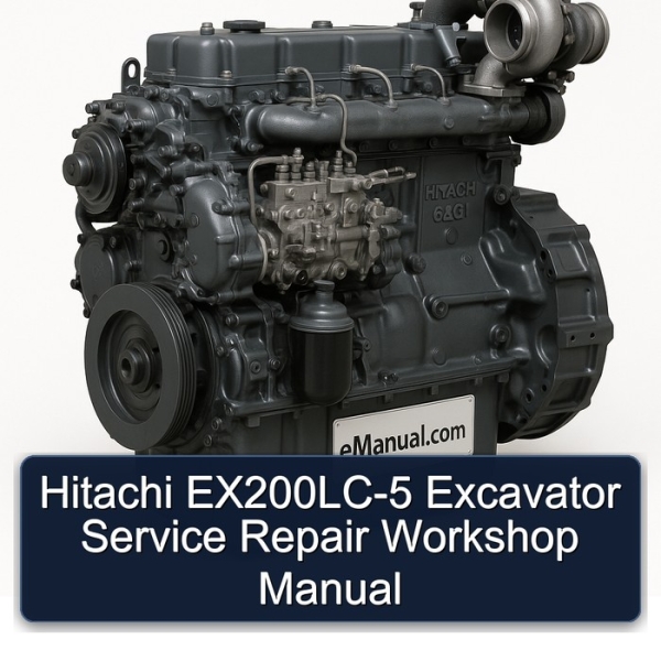 Hitachi EX200LC-5 Excavator Service Repair Workshop Manual