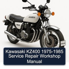 Kawasaki KZ400 1975-1985 Service Repair Workshop Manual