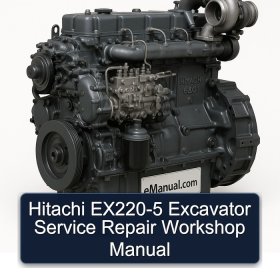 Hitachi EX220-5 Excavator Service Repair Workshop Manual