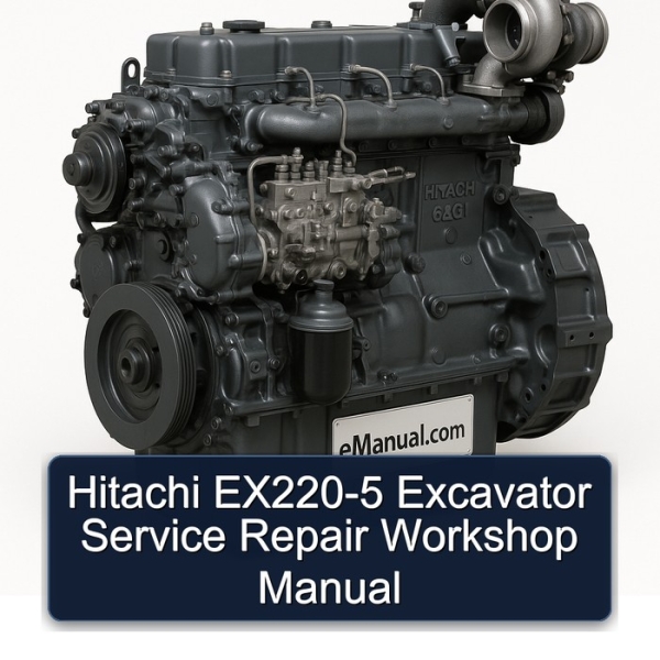 Hitachi EX220-5 Excavator Service Repair Workshop Manual