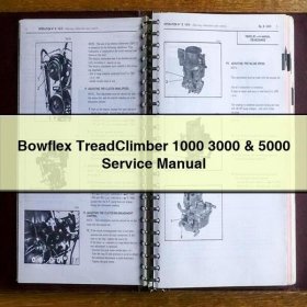 Bowflex TreadClimber 1000 3000 & 5000 Service Repair Manual