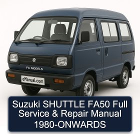 Suzuki SHUTTLE FA50 Full Service & Repair Manual 1980-ONWARDS