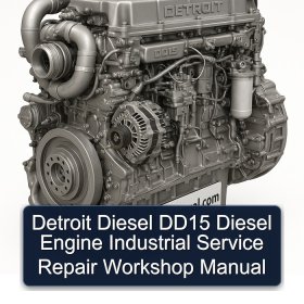 Detroit Diesel DD15 Diesel Engine Industrial Service Repair Workshop Manual