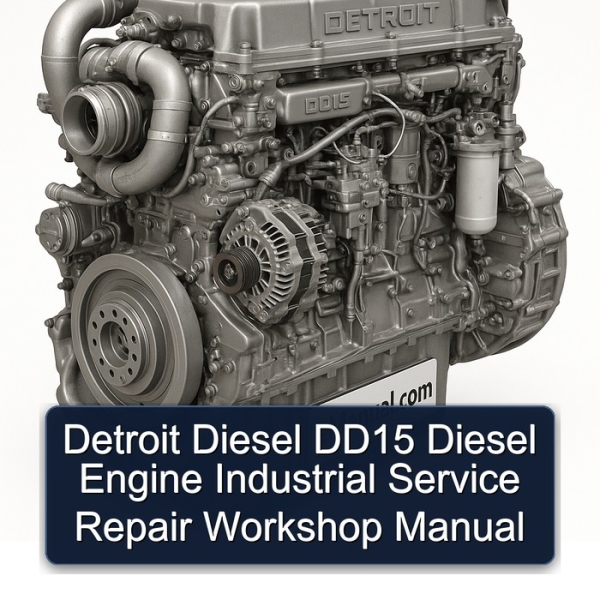 Detroit Diesel DD15 Diesel Engine Industrial Service Repair Workshop Manual