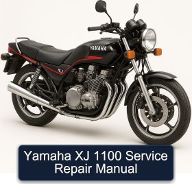 Yamaha XJ 1100 Service Repair Manual