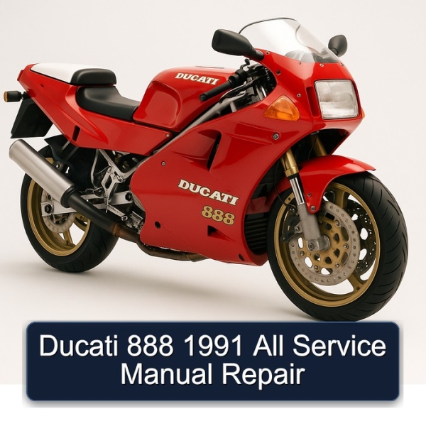 Ducati 888 1991 All Service Manual Repair