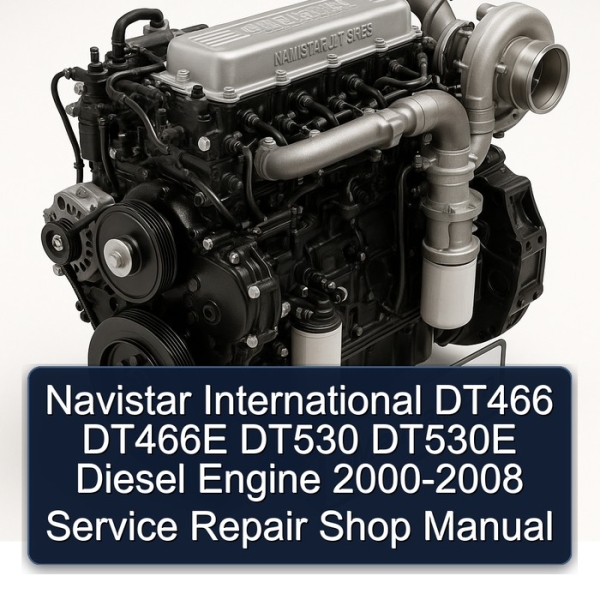 Navistar International DT466 DT466E DT530 DT530E Diesel Engine 2000-2008 Service Repair Shop Manual