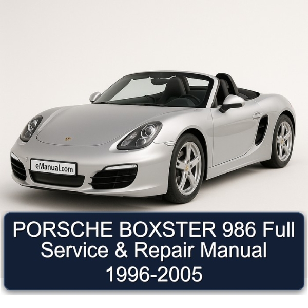 PORSCHE BOXSTER 986 Full Service & Repair Manual 1996-2005