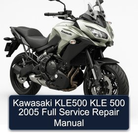 Kawasaki KLE500 KLE 500 2005 Full Service Repair Manual