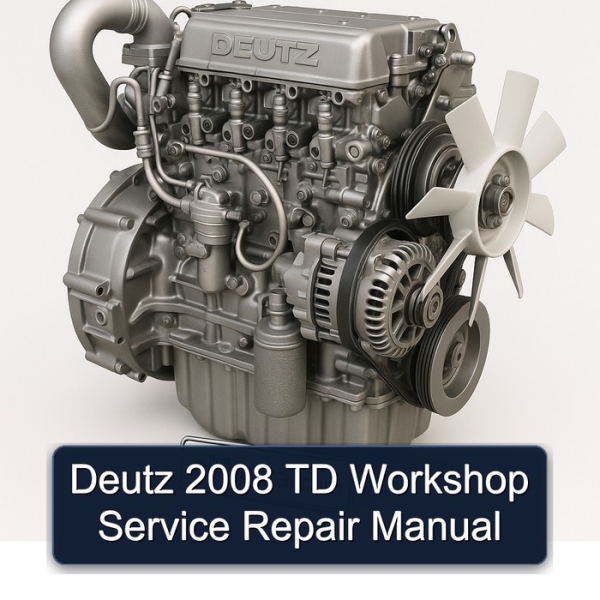 Deutz 2008 TD Workshop Service Repair Manual