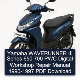 Yamaha WAVERUNNER III Series 650 700 PWC Digital Workshop Repair Manual 1990-1997 PDF Download