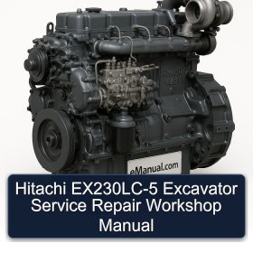 Hitachi EX230LC-5 Excavator Service Repair Workshop Manual