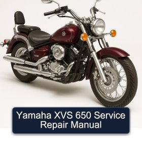 Yamaha XVS 650 Service Repair Manual
