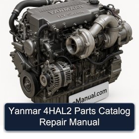 Yanmar 4HAL2 Parts Catalog Repair Manual