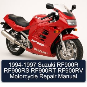 1994-1997 Suzuki RF900R RF900RS RF900RT RF900RV Motorcycle Repair Manual