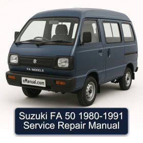 Suzuki FA 50 1980-1991 Service Repair Manual
