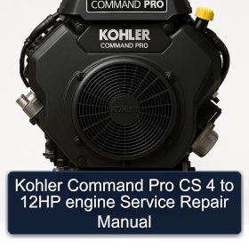 Kohler Command Pro CS 4-12 PS Motor: Service- und Reparaturhandbuch