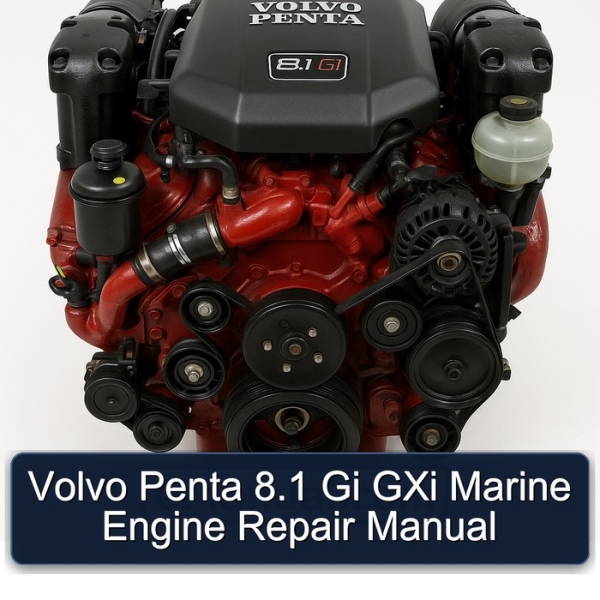 Volvo Penta 8.1 Gi GXi Marine Engine Repair Manual