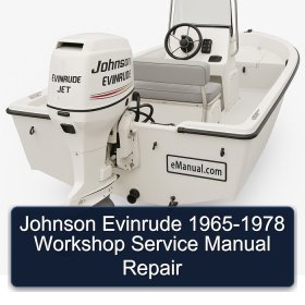 Johnson Evinrude 1965-1978 Workshop Service Manual Repair