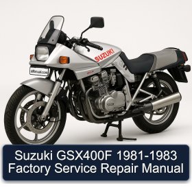 Suzuki GSX400F 1981-1983 Factory Service Repair Manual