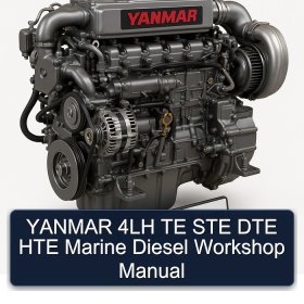 YANMAR 4LH TE STE DTE HTE Marine Diesel Workshop Manual