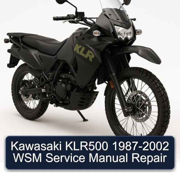 Kawasaki KLR500 1987-2002 WSM Service Manual Repair