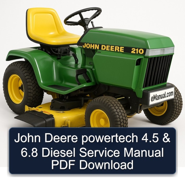 John Deere powertech 4.5 & 6.8 Diesel Service Manual PDF Download