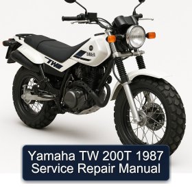 Yamaha TW 200T 1987 Service Repair Manual