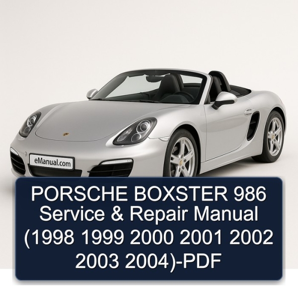 PORSCHE BOXSTER 986 Service & Repair Manual (1998 1999 2000 2001 2002 2003 2004)-PDF