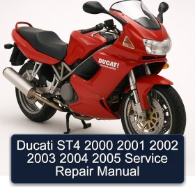 Ducati ST4 2000 2001 2002 2003 2004 2005 Service Repair Manual