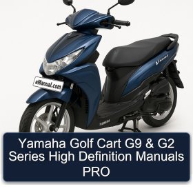 Yamaha Golf Cart G9 & G2 Series High Definition Manuals PRO