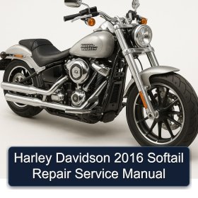 Harley Davidson 2016 Softail Repair Service Manual