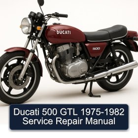 Ducati 500 GTL 1975-1982 Service Repair Manual