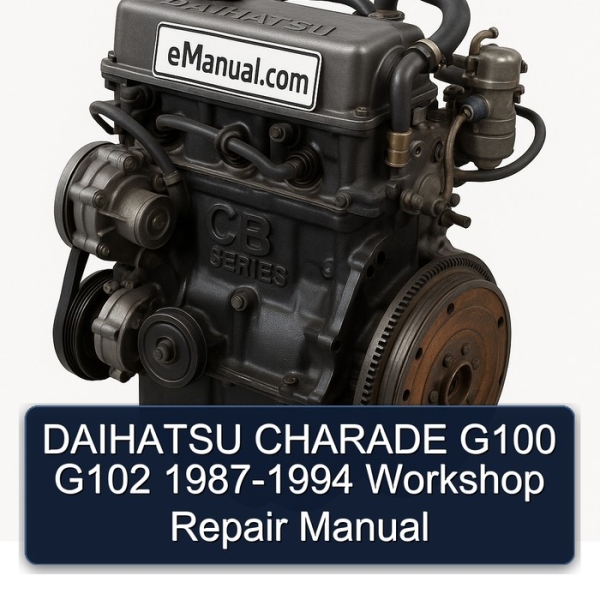 DAIHATSU CHARADE G100 G102 1987-1994 Workshop Repair Manual