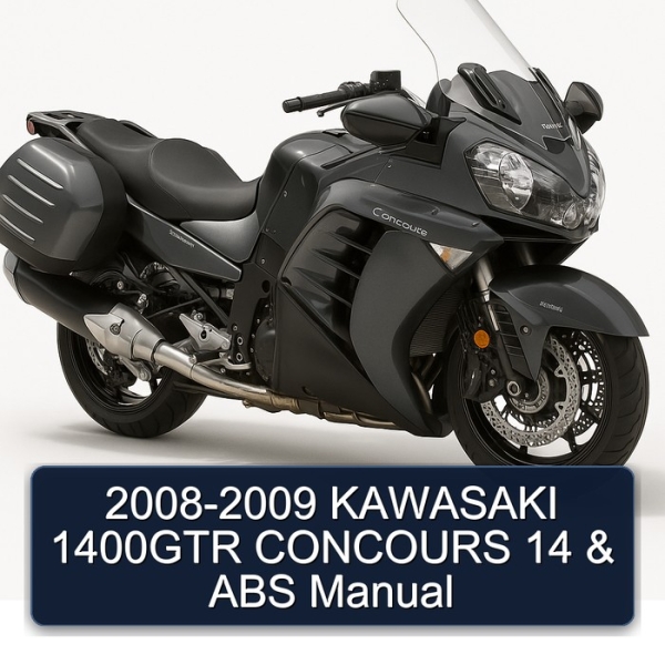 2008-2009 KAWASAKI 1400GTR CONCOURS 14 & ABS Manual